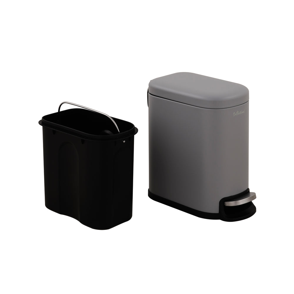 BetterWare 5L Slim Soft-Close Pedal Bin
