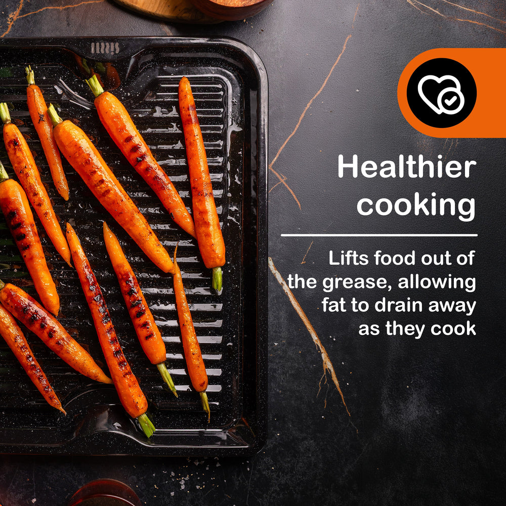 Sizzll Griddll 39cm Enamel Tray Sizzll