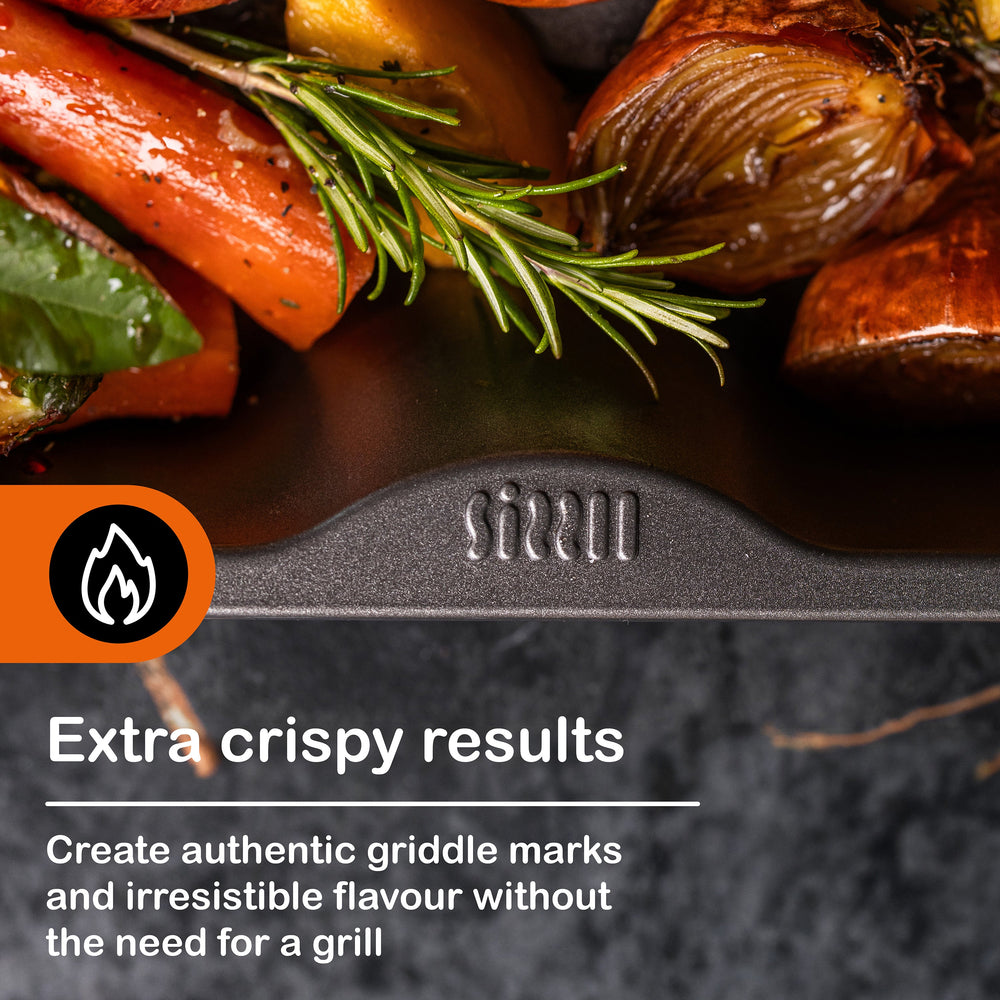 Sizzll Griddll 39cm Non-Stick Roasting Tin Sizzll