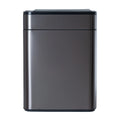 50L titanium stainless-steel touchless sensor bin with double-opening wing lid