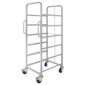 Euro Container Trolley with Braked Castors and 6 Trays