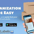 QR Smart Labels -  48 Storage Box Stickers QR Smart Labels
