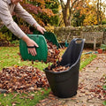 Garden Rolling Cart and Leaf Grabber Set