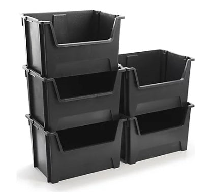XLSTORE 75 Litre Plastic Picking/Stacking Boxes