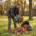 Garden Rolling Cart and Leaf Grabber Set